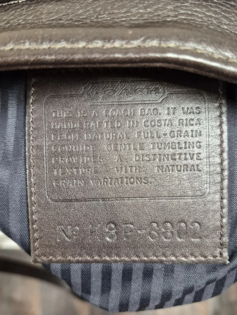 Coach vintage hudson
